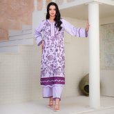 ASHIANA – Lilac Minimalist Floral 2-Piece Suit