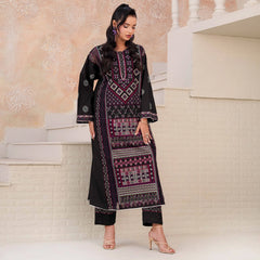NAQSH | Black Geometric 2-Piece Suit