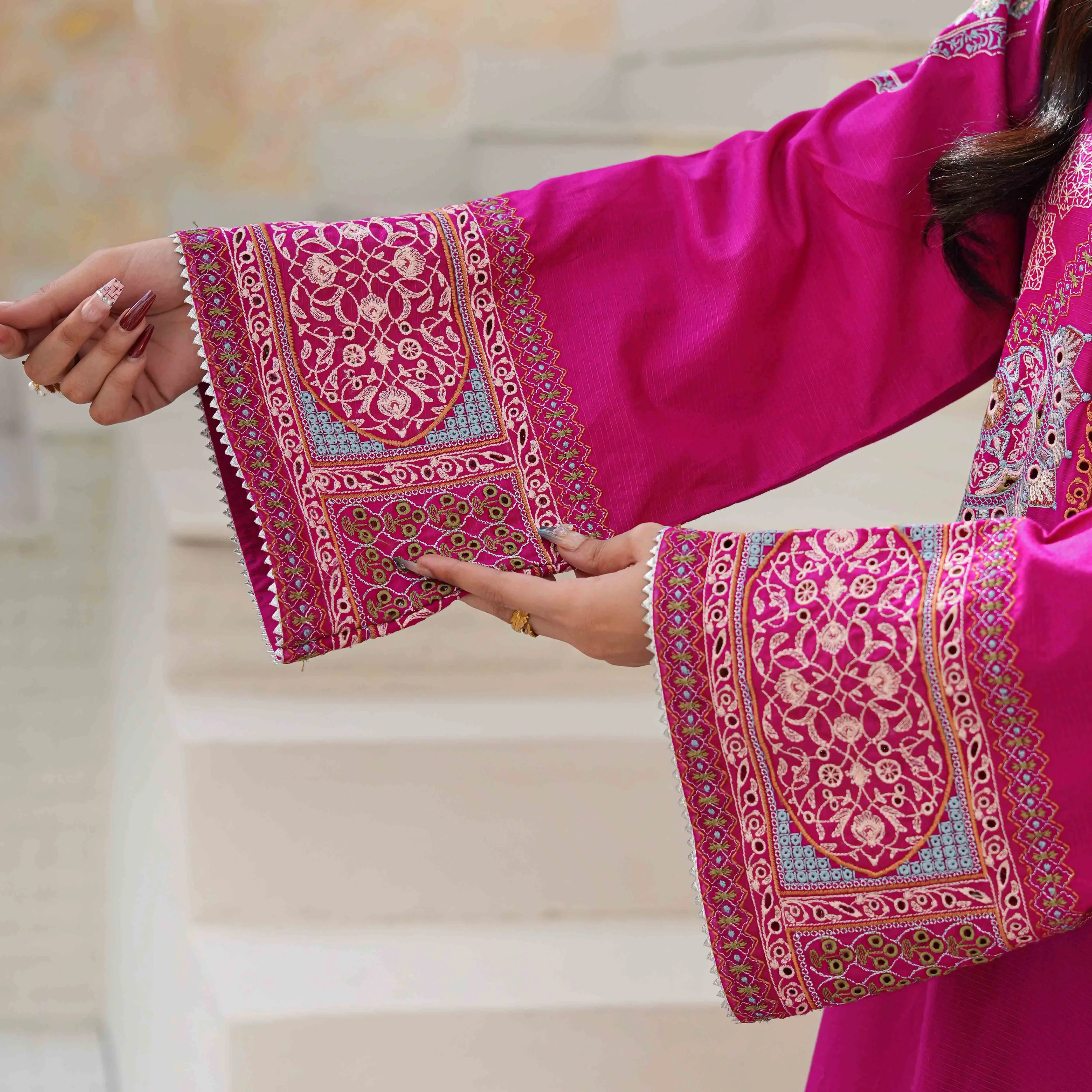 DHANAK | Hot Pink 3-Piece Suit