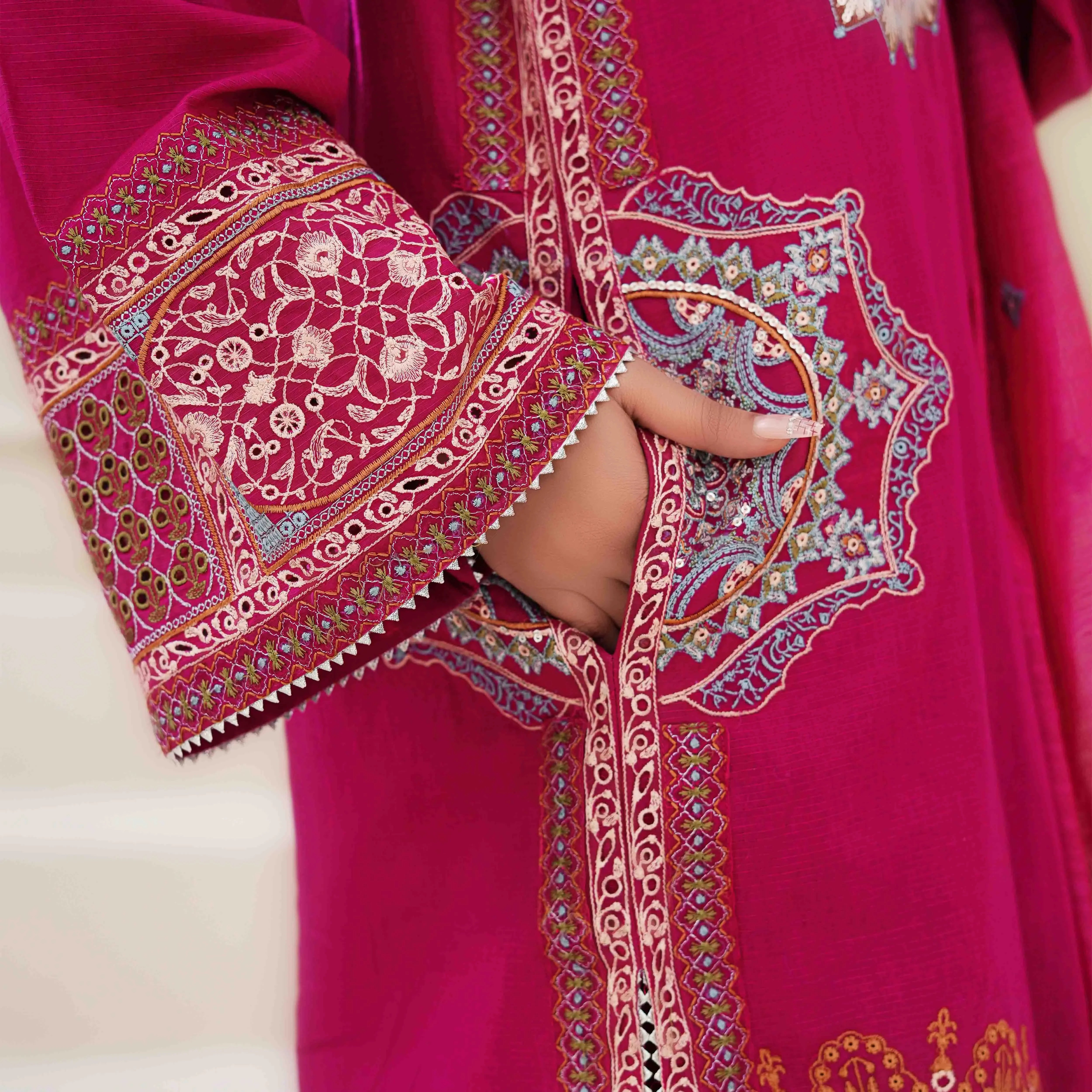 DHANAK | Hot Pink 3-Piece Suit