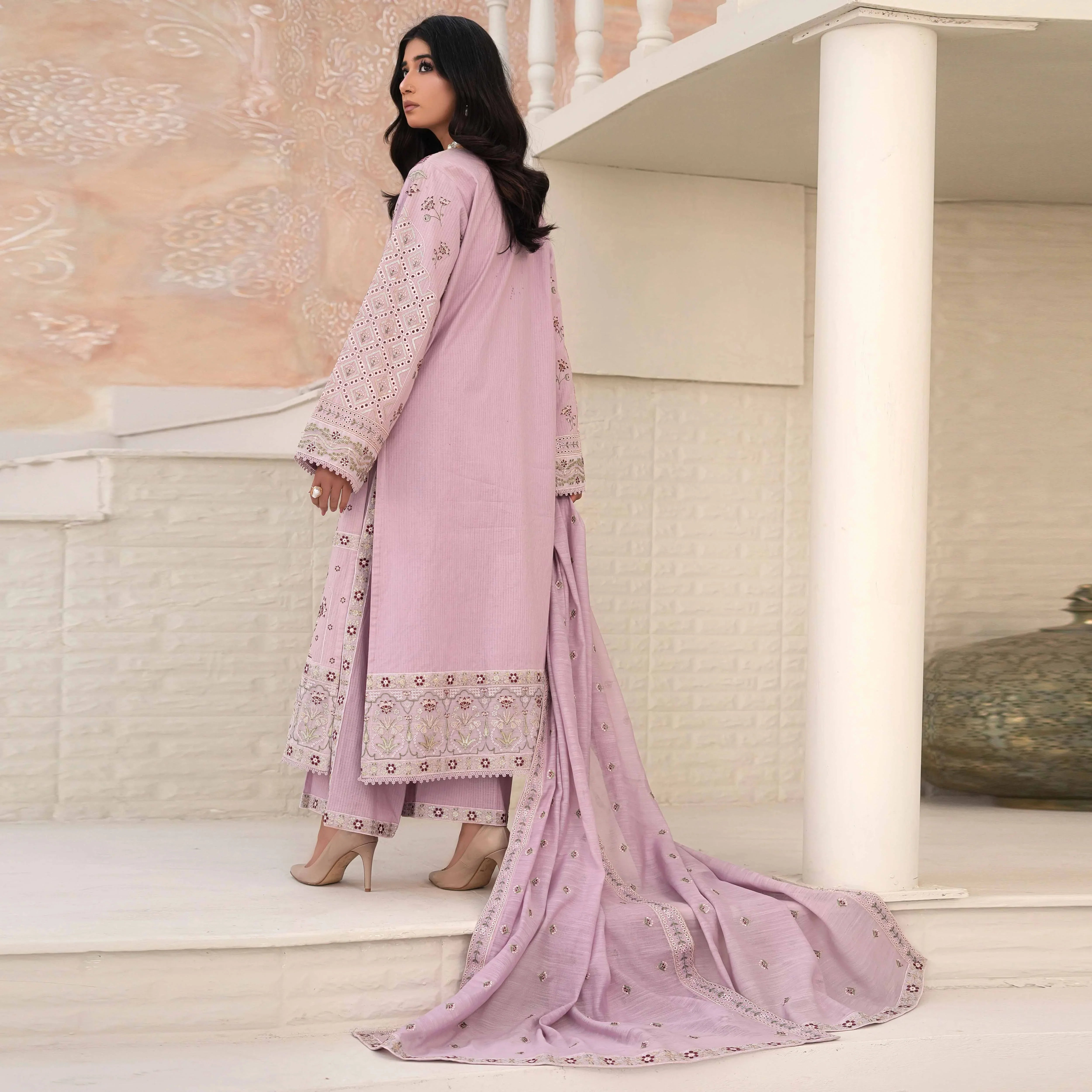 NAZAKAT | Lilac Luxury Formal 3-Piece Suit