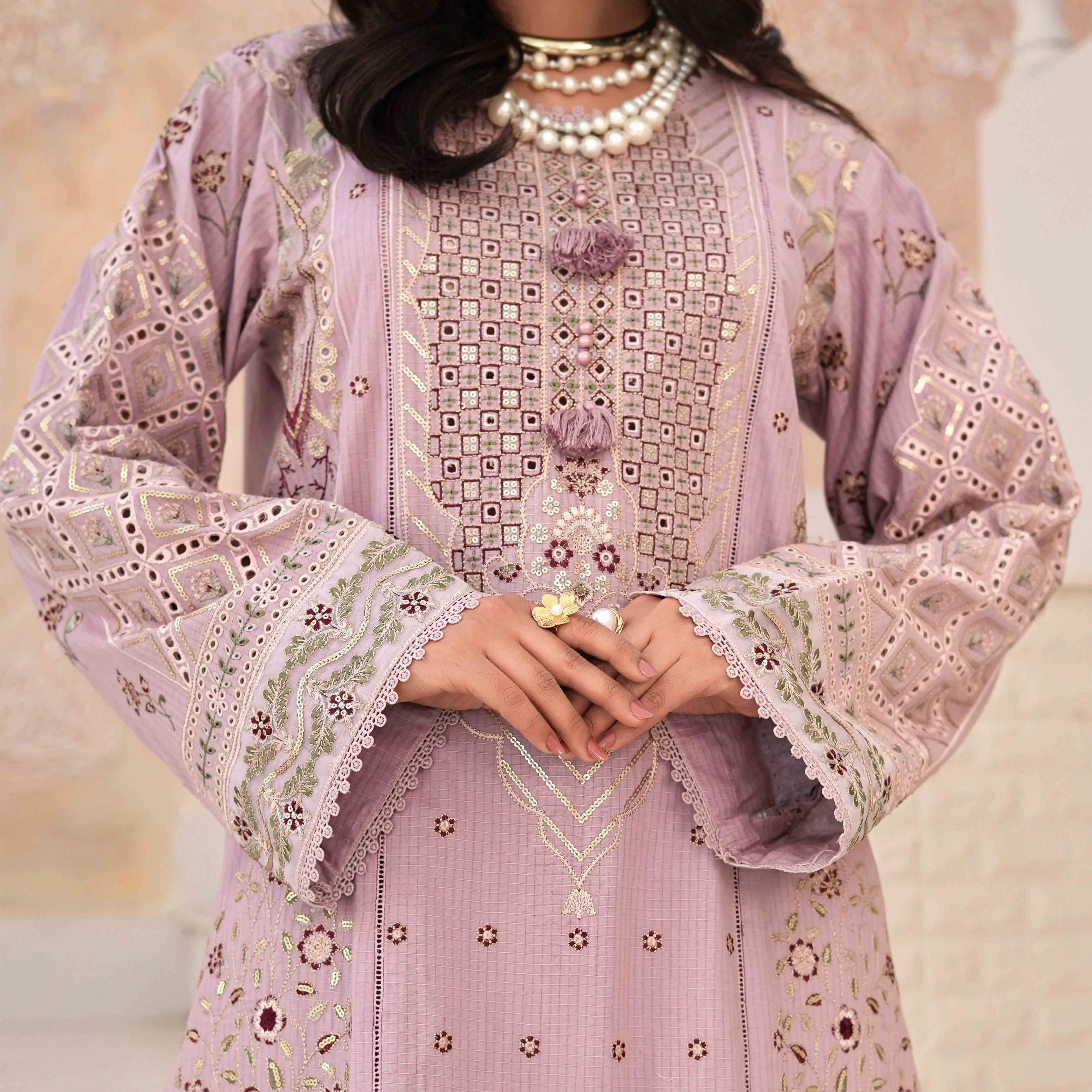 NAZAKAT | Lilac Luxury Formal 3-Piece Suit