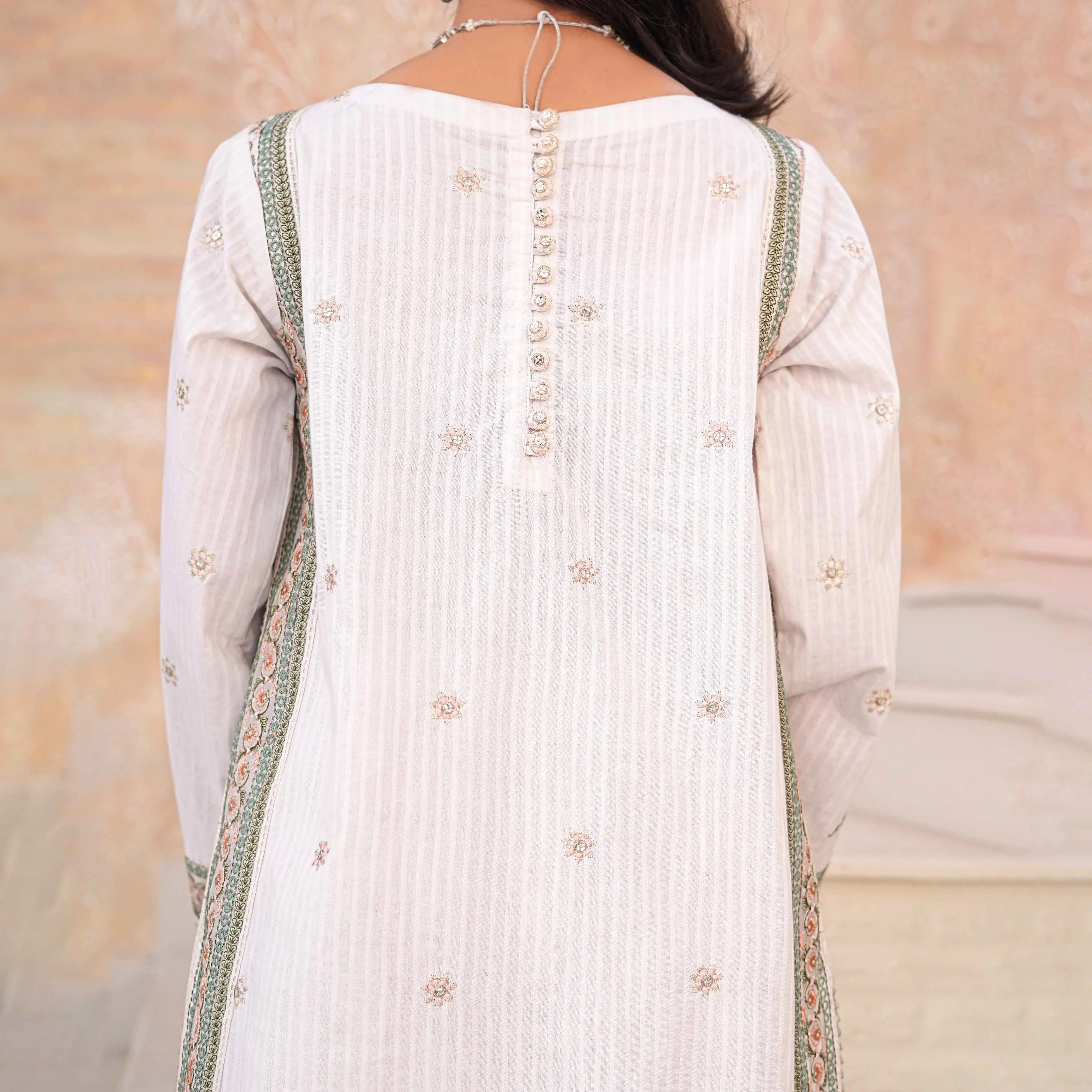 MARMAR | White Scenic Palm 3-Piece Suit